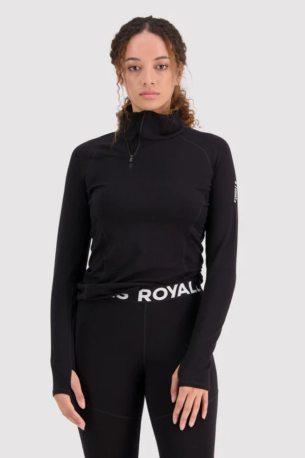MONS ROYALE Women's Olympus 250g/m Merino L/S 1/2 Zip