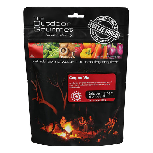 THE OUTDOOR GOURMET COMPANY Gourmet Freeze Dried Meals