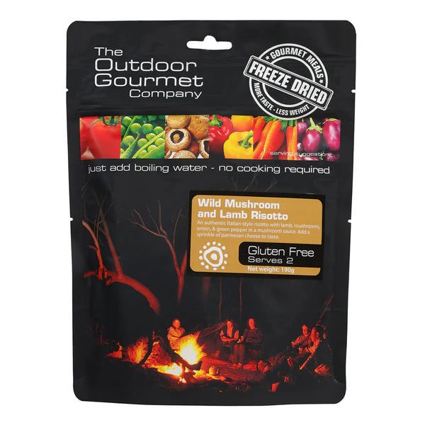 THE OUTDOOR GOURMET COMPANY Gourmet Freeze Dried Meals
