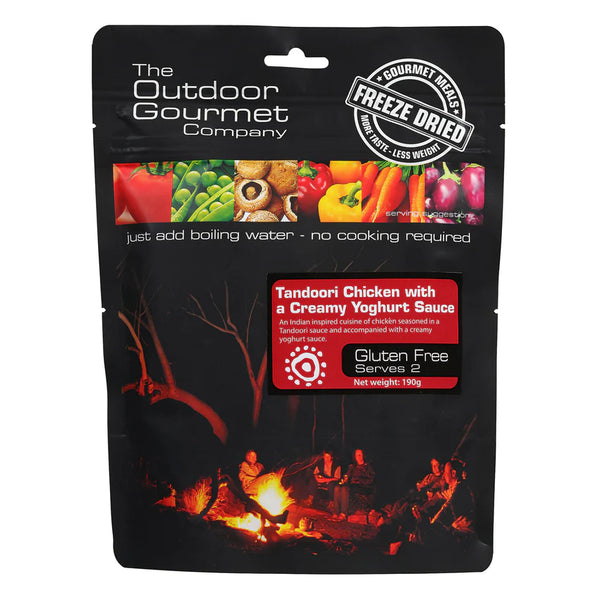 THE OUTDOOR GOURMET COMPANY Gourmet Freeze Dried Meals