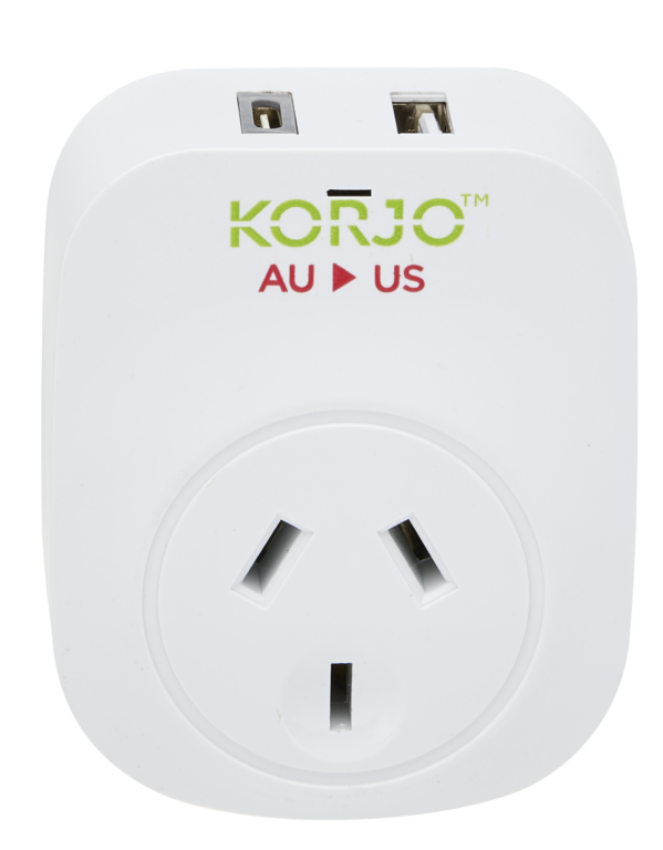 KORJO USB A+C & Power Adaptor for USA