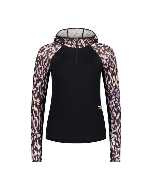MONS ROYALE Women's Bella Merino Air-Con L/S Hood