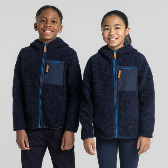 CRAGHOPPERS Kid's Boyne Fleece Hooded Jacket