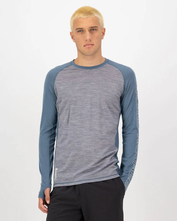 MONS ROYALE Men's Temple Merino Air-Con Raglan L/S Crew