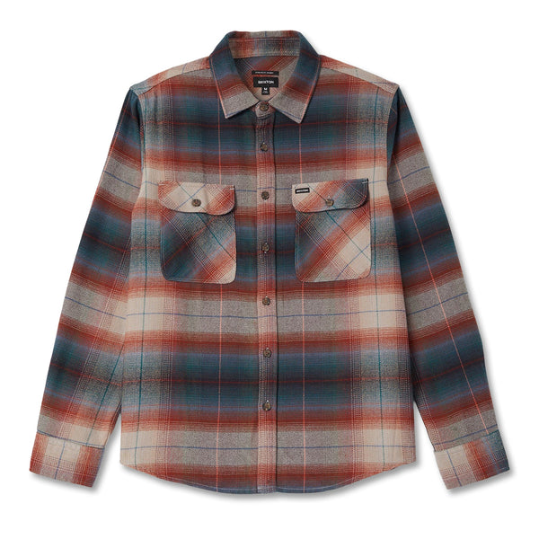 BRIXTON Men's Bowery Flannel L/S Shirt