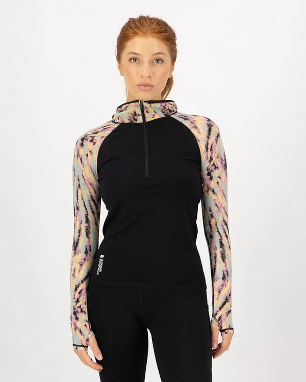 MONS ROYALE Women's Bella Merino Air-Con L/S Hood