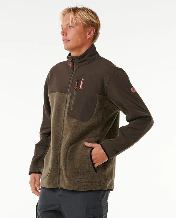 RIP CURL Men's Anti-Series Search Zip Crew