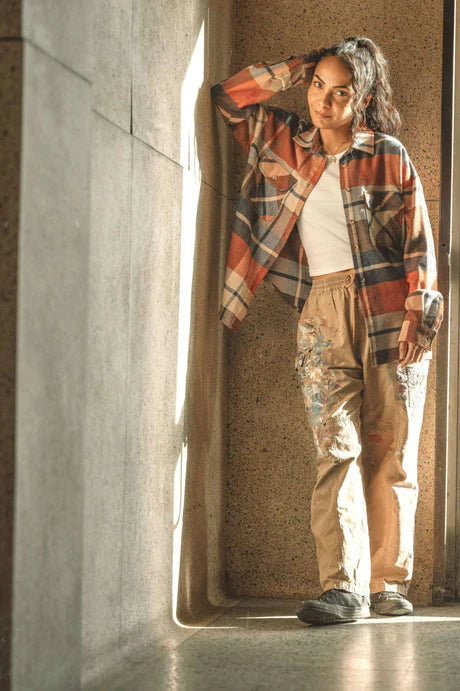 BRIXTON Women's Bowery Classic Flannel L/S Shirt