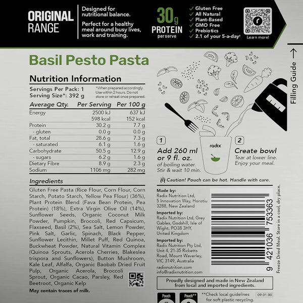 RADIX NUTRITION Original Meals 600kcal