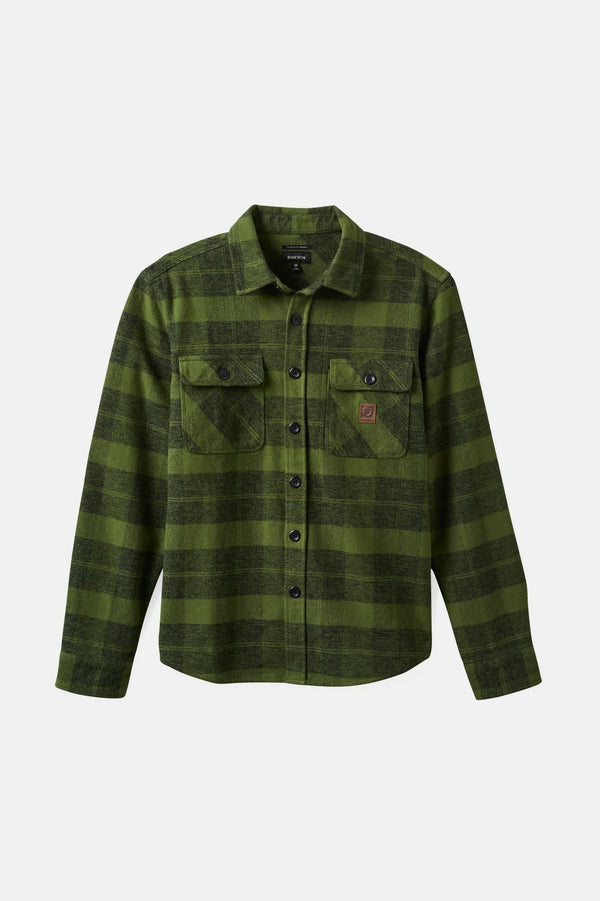 BRIXTON Men's Bowery Heavy Weight Flannel L/S Shirt