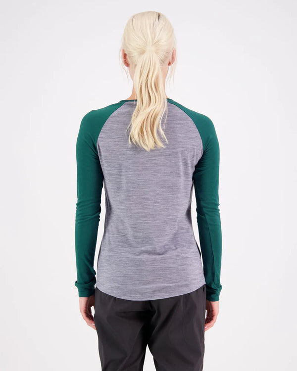 MONS ROYALE Women's Icon Merino Air-Con Raglan L/S Crew Medium