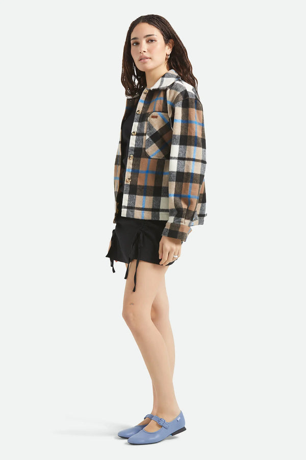 BRIXTON Women's Bowery Soft Brushed Flannel L/S Shirt