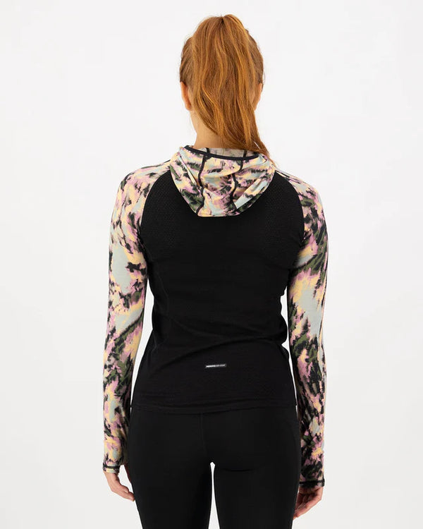 MONS ROYALE Women's Bella Merino Air-Con L/S Hood
