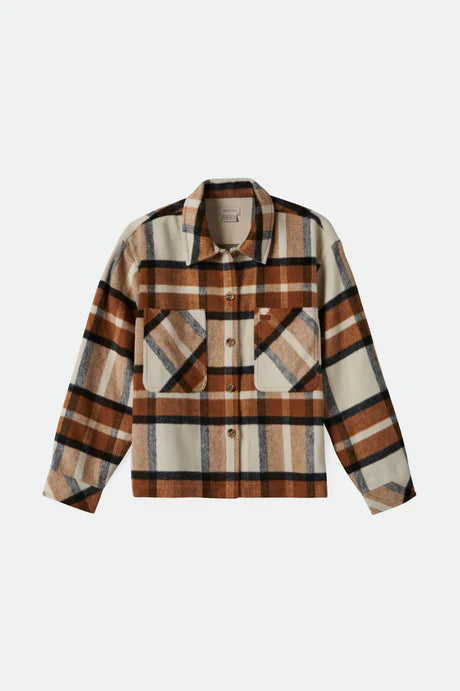 BRIXTON Women's Bowery Soft Brushed Flannel L/S Shirt