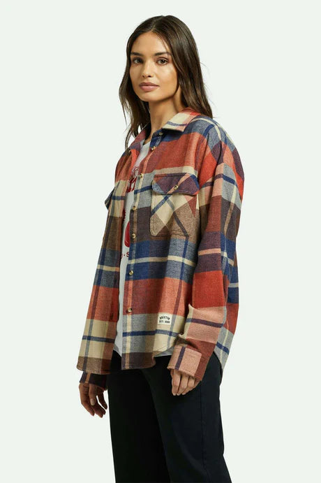 BRIXTON Women's Bowery Classic Flannel L/S Shirt