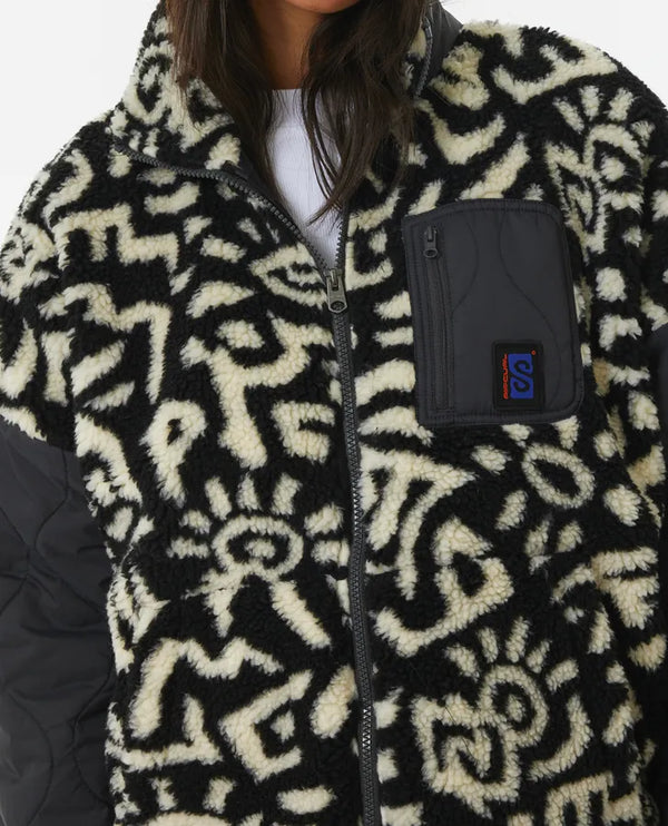 RIP CURL Women's Anti-Series Zip Thru Polar Fleece