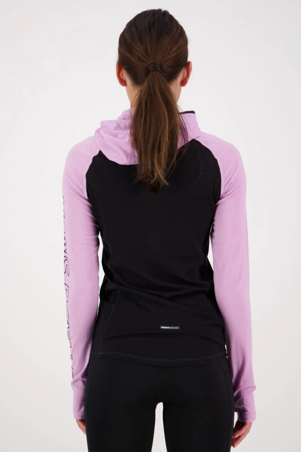 MONS ROYALE Women's Bella Merino Air-Con L/S Hood