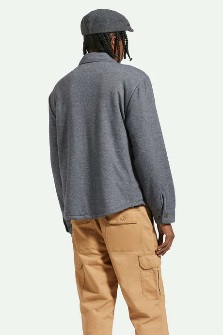 BRIXTON Men's Durham Sherpa Lined Jacket (Shacket)