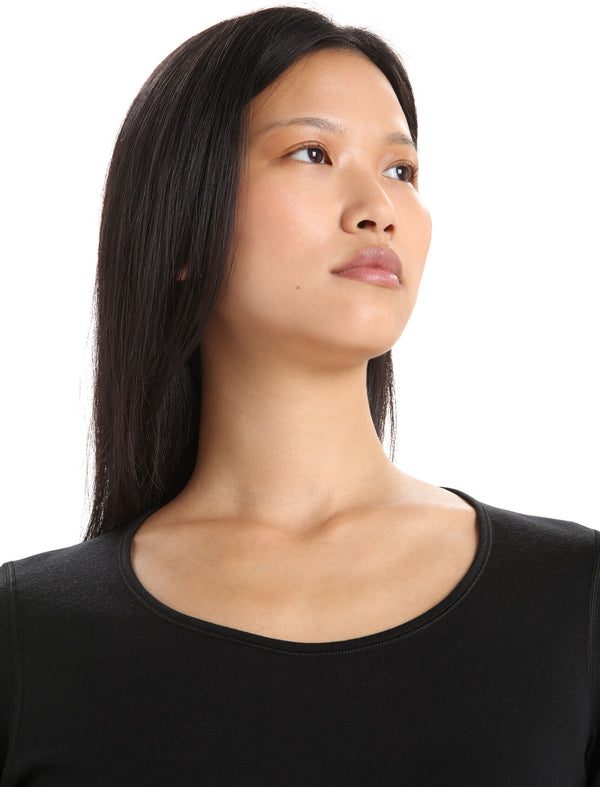 ICEBREAKER Women's 200 g/m Oasis Merino L/S Scoop