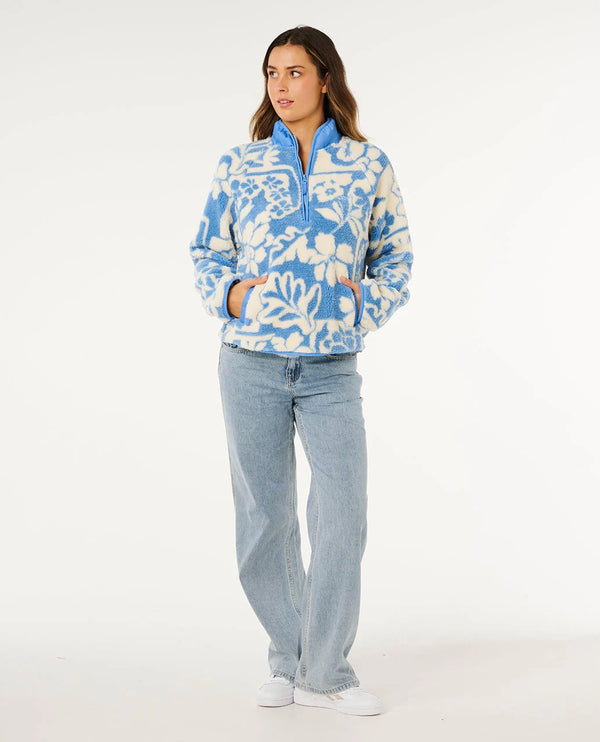 RIP CURL Women's Party Pack Polar Fleece 1/4 Zip