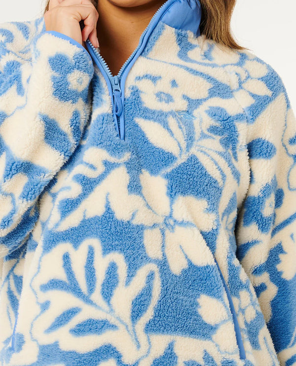 RIP CURL Women's Party Pack Polar Fleece 1/4 Zip
