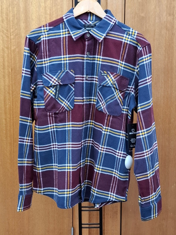 BRIXTON Men's Bowery Flannel L/S Shirt
