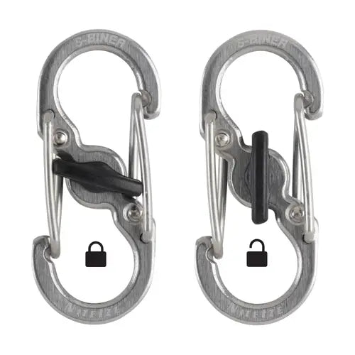 NITE IZE S-Biner Microlock® Carabiner Pk of 2
