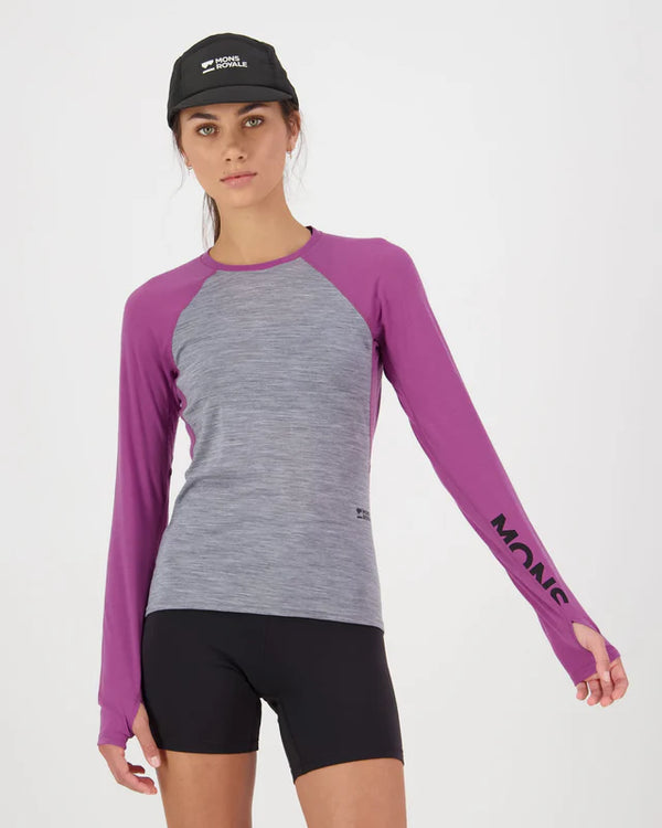 MONS ROYALE Women's Bella Merino L/S Crew