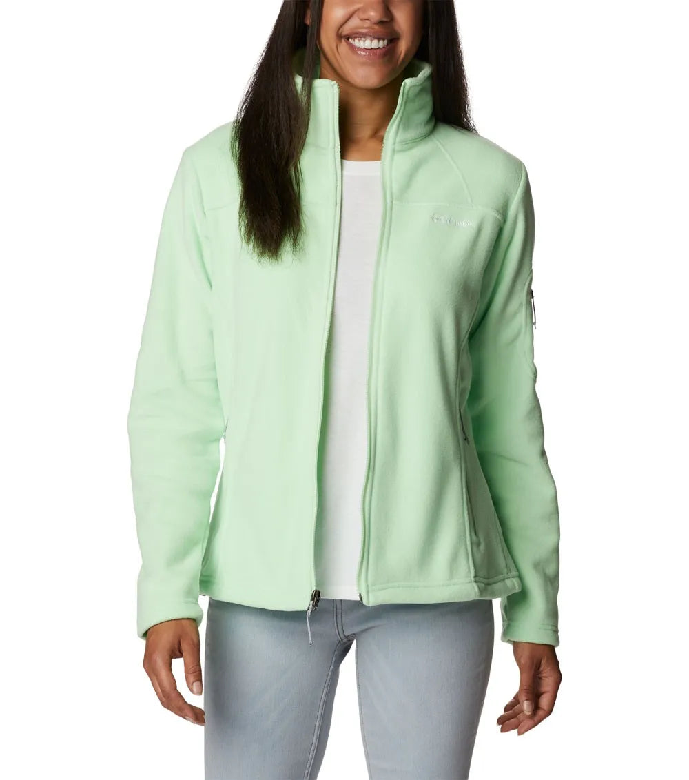 Columbia womens long fleece top jacket