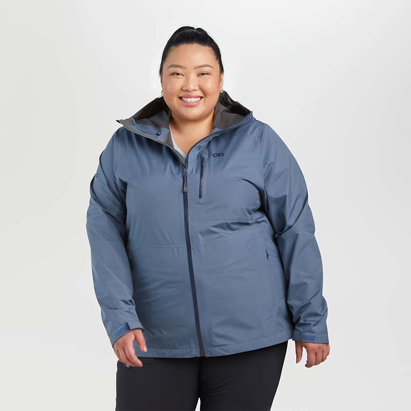 Plus size womens rain jacket australia best sale