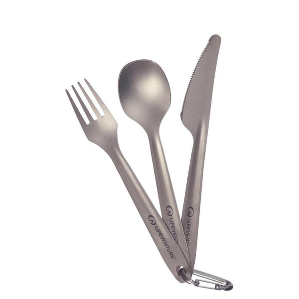 LIFEVENTURE Titanium Cutlery Set