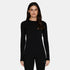 LE BENT Women's Heavy Weight Grid Fleece L/S Crew (280g/m)
