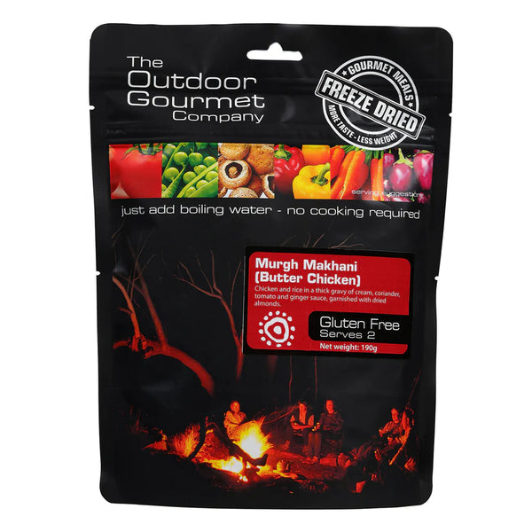 THE OUTDOOR GOURMET COMPANY Gourmet Freeze Dried Meals