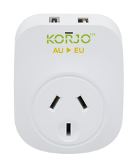 KORJO USB A+C & Power Adaptor for Europe