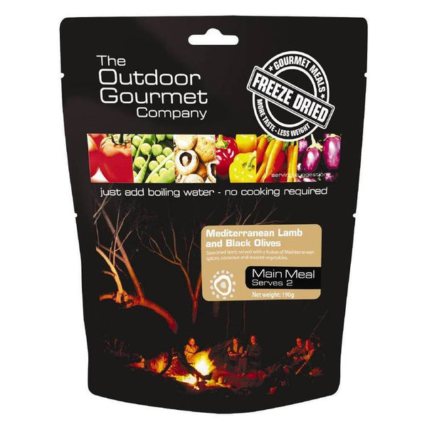 THE OUTDOOR GOURMET COMPANY Gourmet Freeze Dried Meals