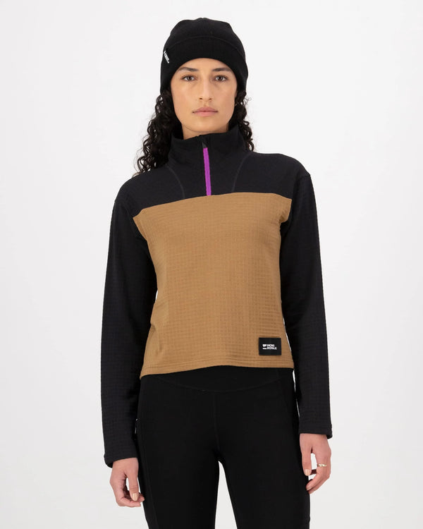 MONS ROYALE Women's Offgrid Merino L/S Half Zip