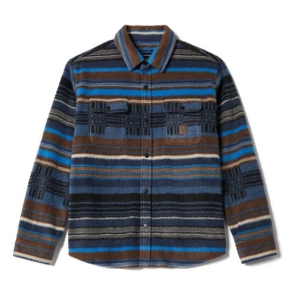 BRIXTON Men's Bowery Arctic Stretch Flannel L/S Shirt