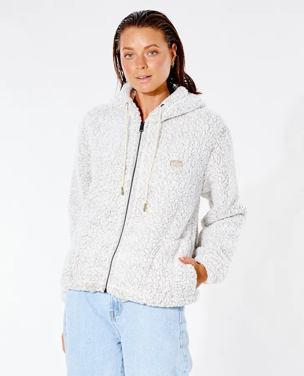 RIP CURL Women's Dark N Stormy Zip Thru Polar Fleece