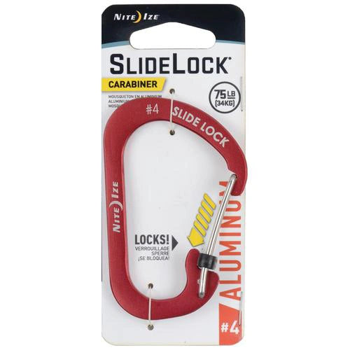 NITE IZE Slidelock® #4 Aluminium Carabiner