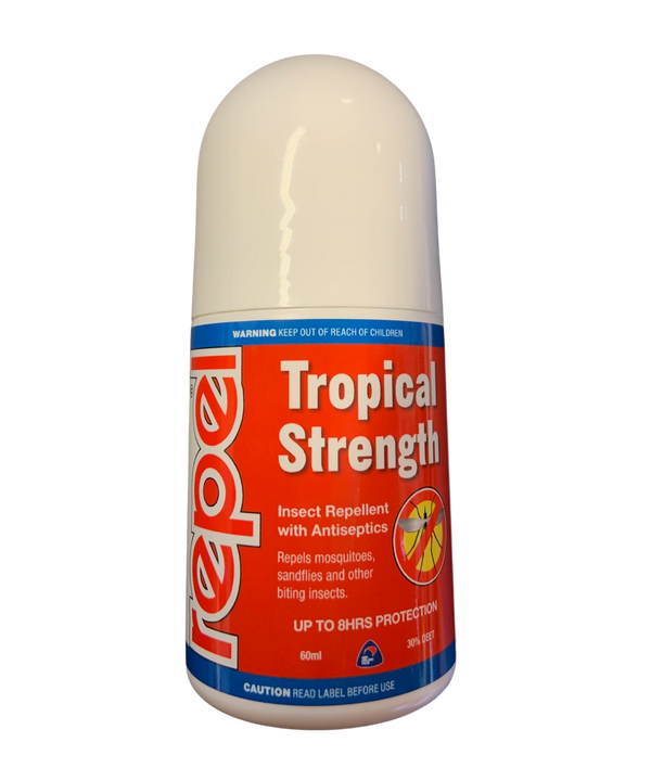 Repel Tropical Strength Roll On Repellent 60ml