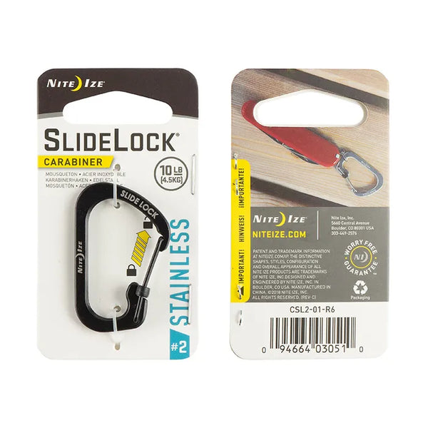 NITE IZE Slidelock® #2 Aluminium Carabiner