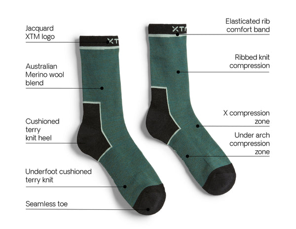 XTM Venture Lightweight Merino Socks