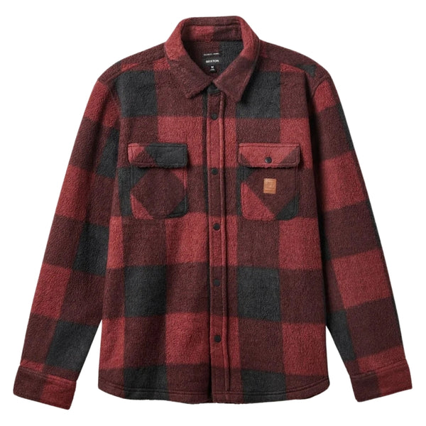 BRIXTON Men's Bowery Arctic Stretch Flannel L/S Shirt