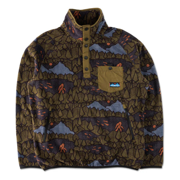 KAVU Men's Teannaway Fleece Snap Pullover