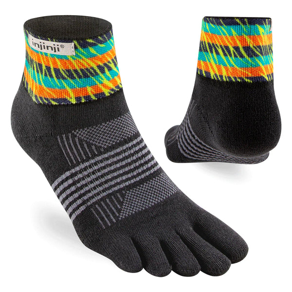 INJINJI Women's Trail Midweight MINI Toe Sock