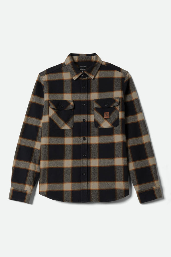 BRIXTON Men's Bowery Heavy Weight Flannel L/S Shirt