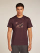 ICEBREAKER Men's Merino 150g/m Tech Lite S/S Tee In The Wild