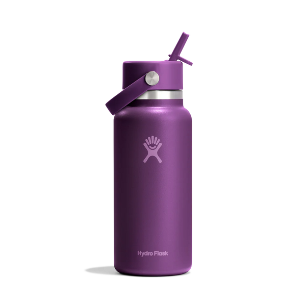 HYDRO FLASK 32 oz Wide Mouth with Flex Straw Cap (946ml)