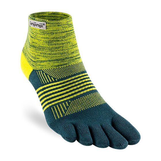 INJINJI Women's Trail Midweight MINI Toe Sock