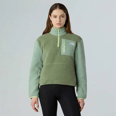 THE NORTH FACE Women's Yumiori  Fleece 1/4 Zip (Cropped)